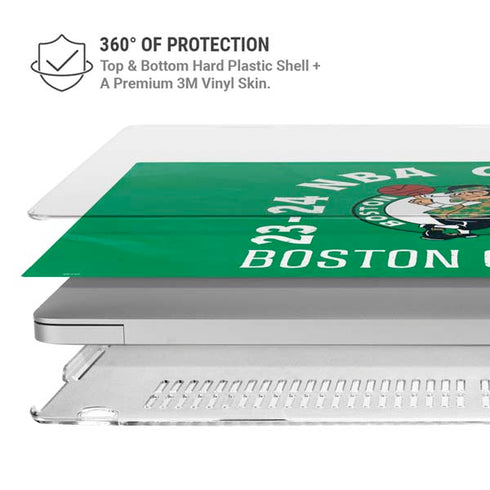 2024 NBA Champions Boston Celtics MacBook Pro 14in (2021-24) Case plus Skin